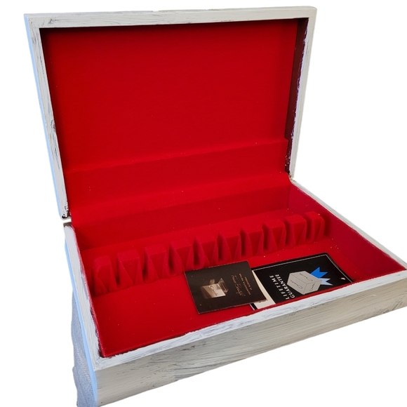 Oneida L&D Silversmiths Anti Tarnish Painted Farmhouse DistressFlatware … - Picture 3 of 5